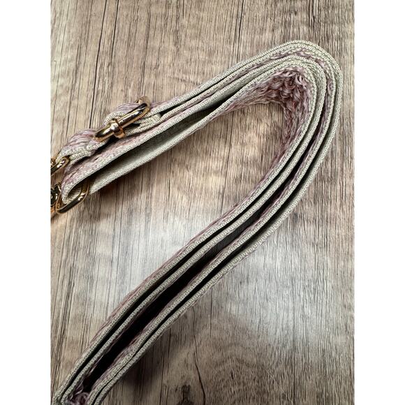 Wide Crossbody Strap Guitar Strap Pink Lavender Woven Bag Strap FAST SHIP - Picture 5 of 5